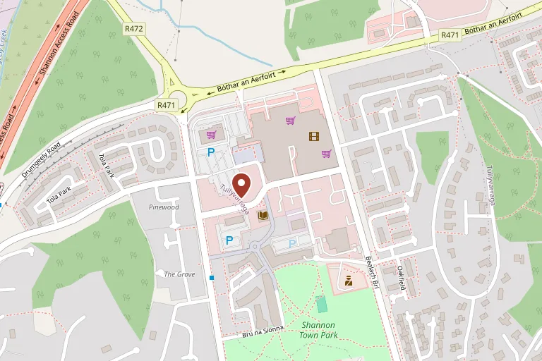 Mapa przedstawiająca Dolmen House, Shannon Town Centre